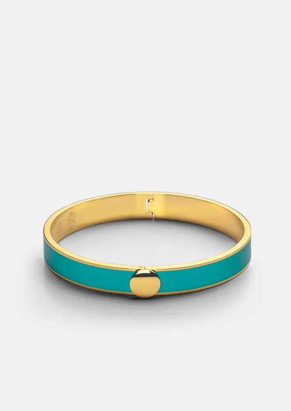 Enamel Bangle - Turquoise made by Skultuna