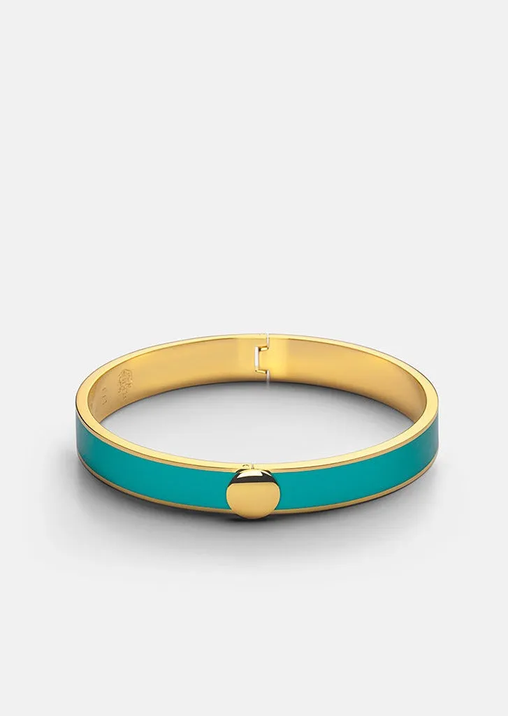 Enamel Bangle - Turquoise sold by Skultuna