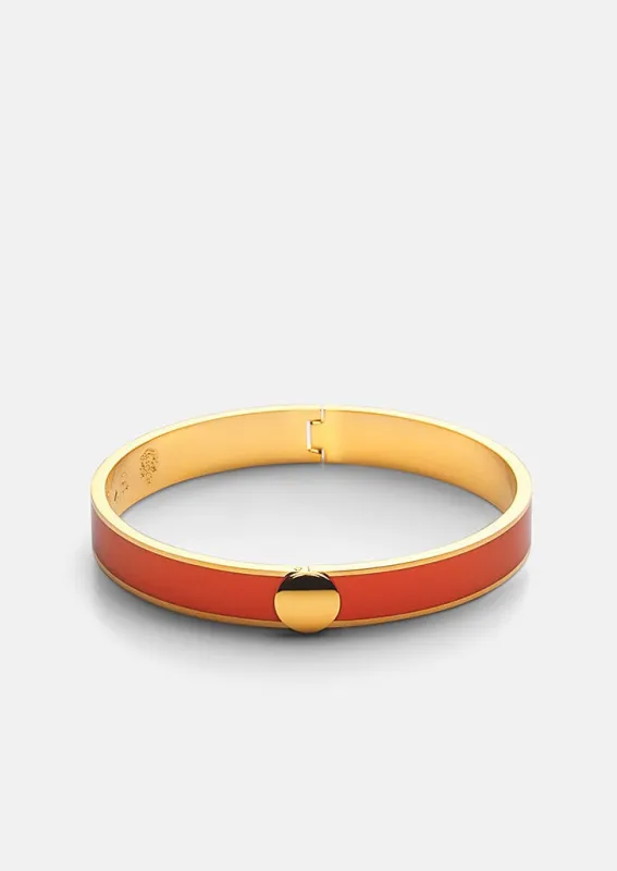 Enamel Bangle - Orange made by Skultuna