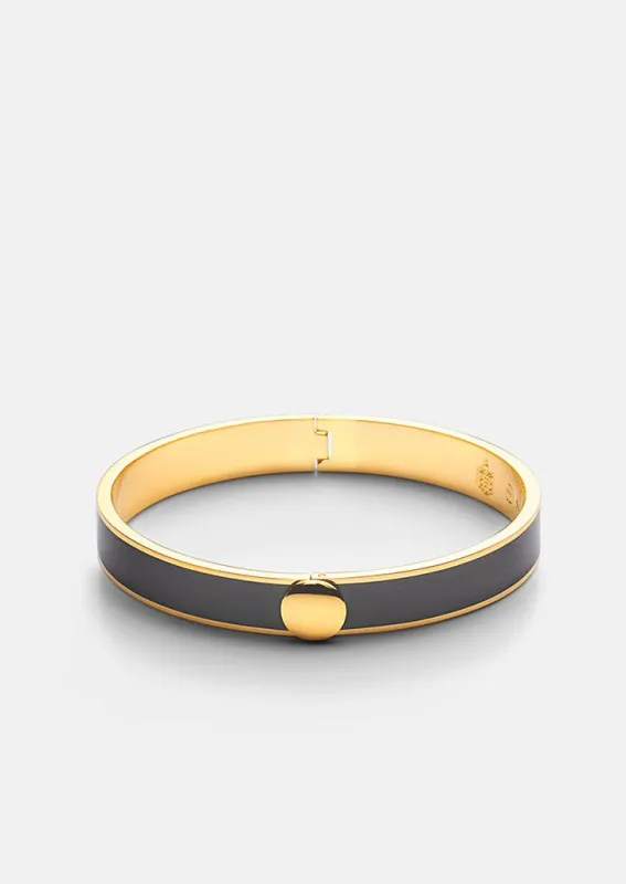 Enamel Bangle - Grey made by Skultuna
