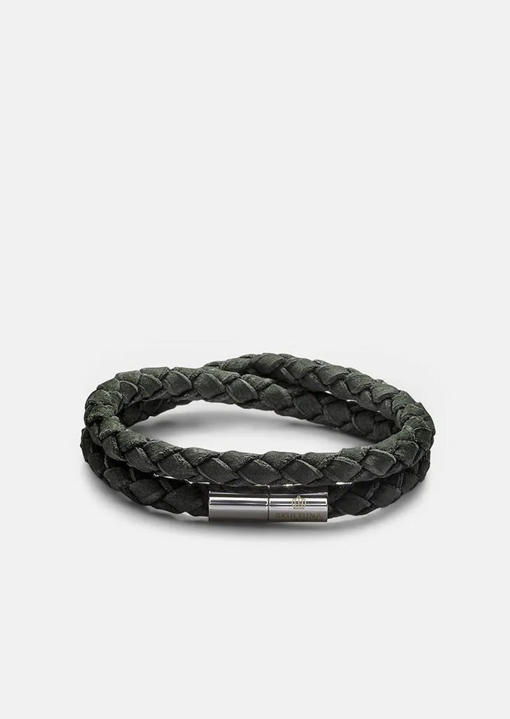Suede Bracelet - Dark Green sold by Skultuna