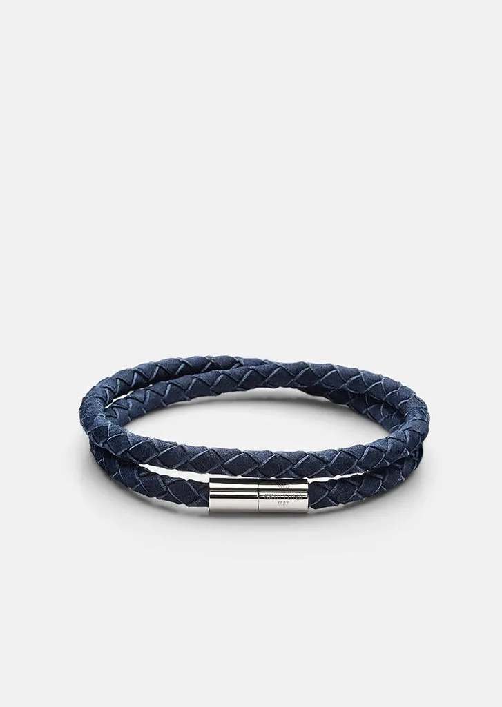 Suede Bracelet - Blue sold by Skultuna