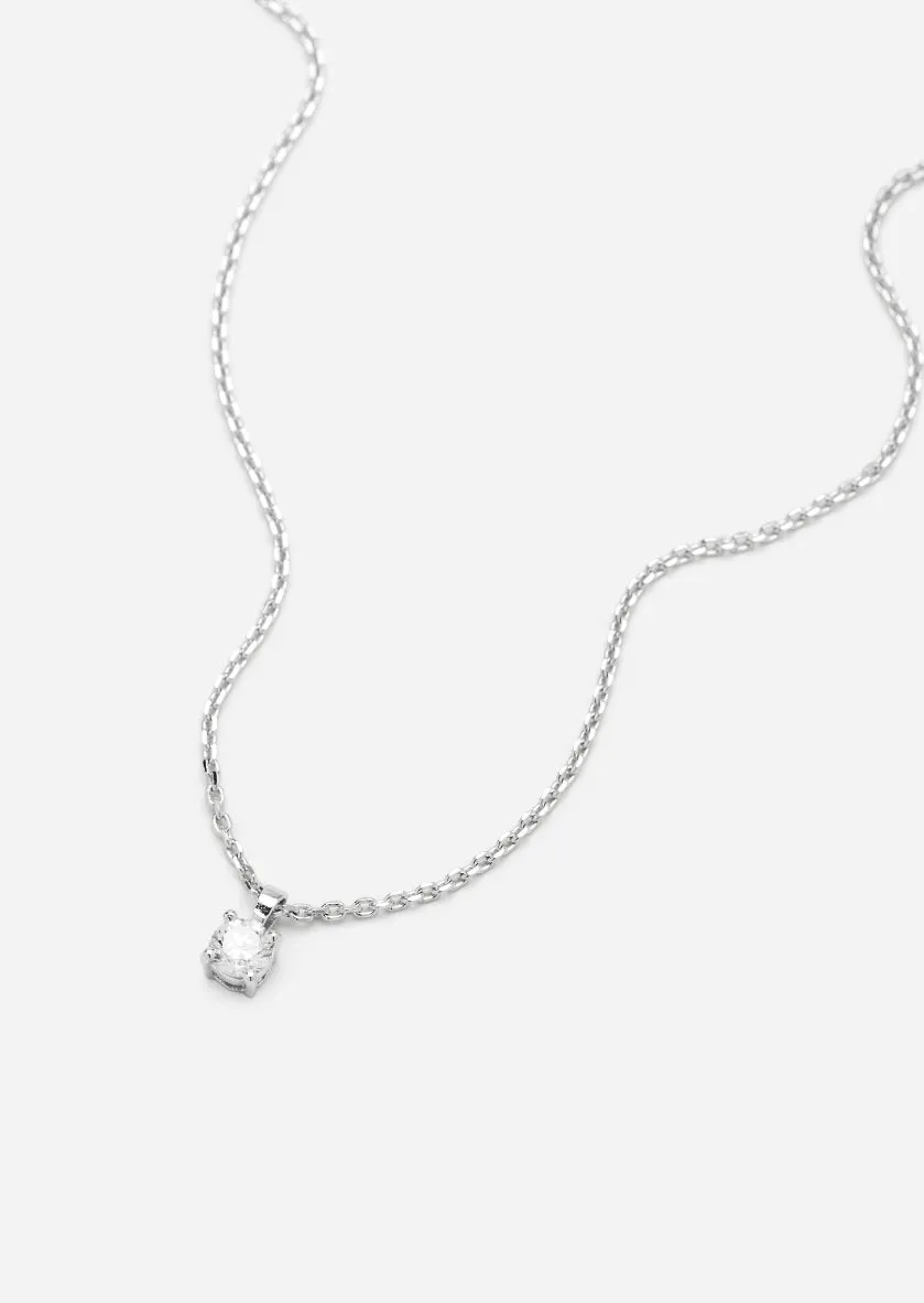 Solitaire Necklace - Sterling Silver sold by Skultuna product image thumbnail 3