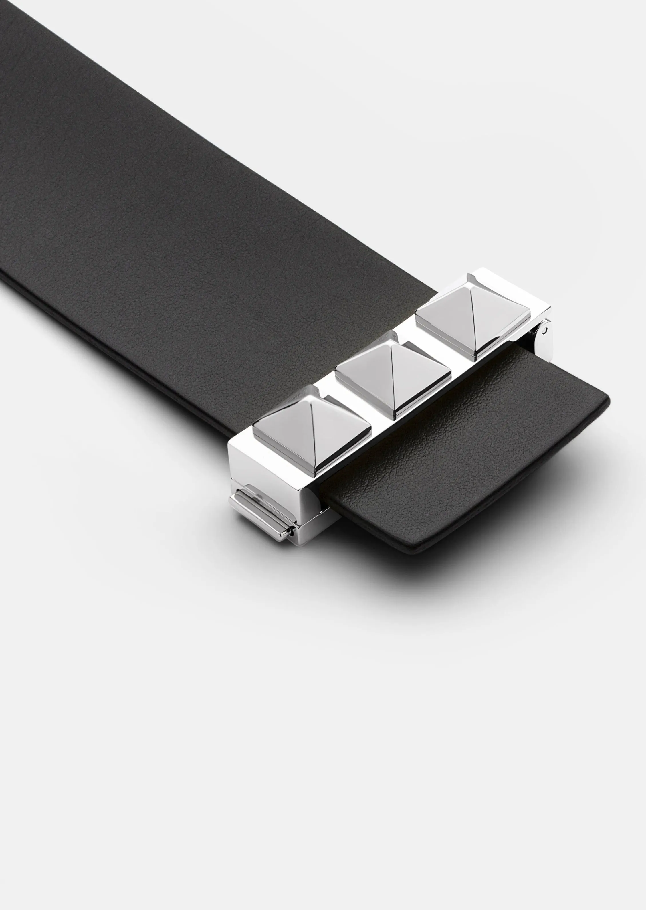 Clasp Rivets Bracelet - Black sold by Skultuna product image thumbnail 2