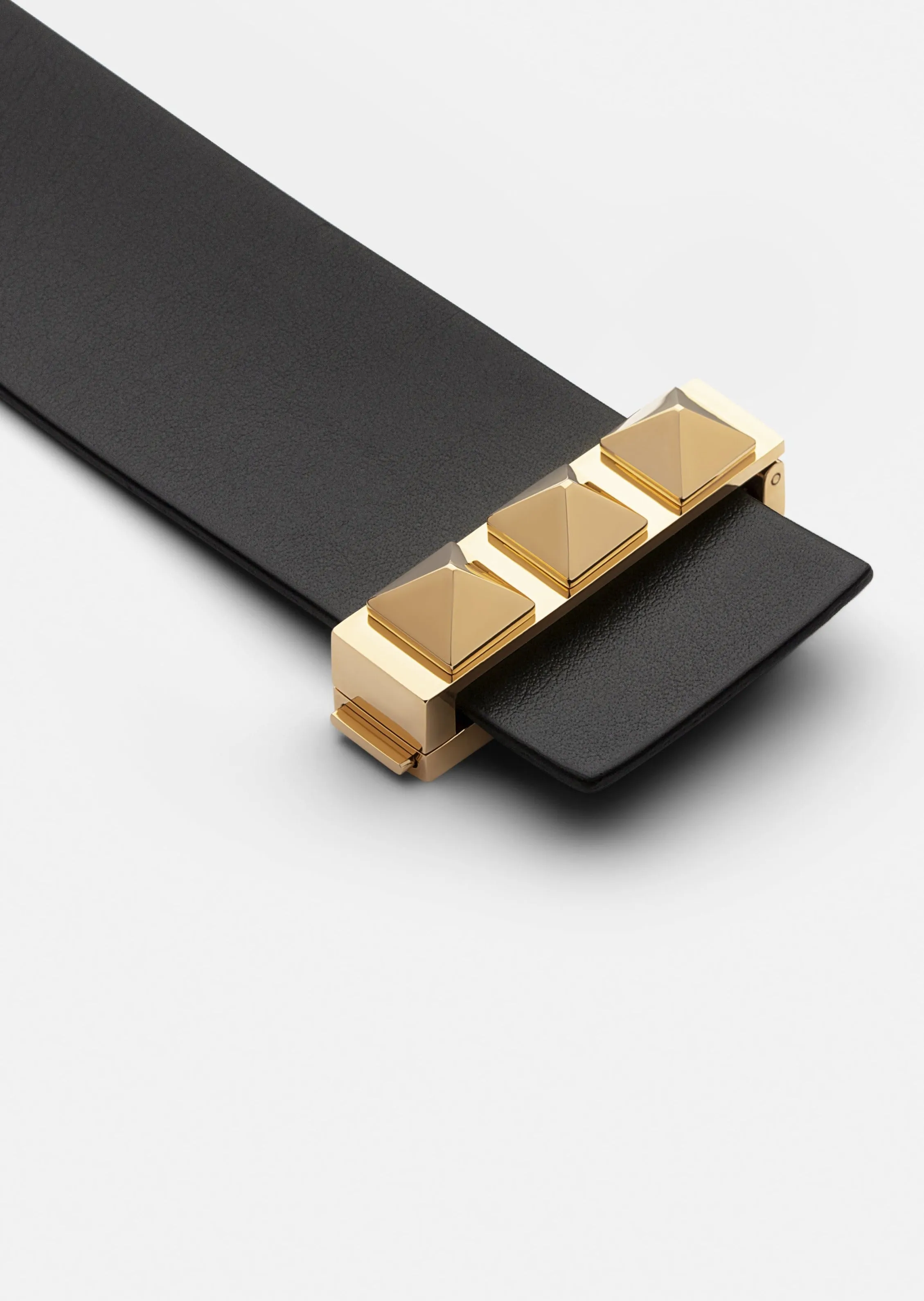 Clasp Rivets Bracelet - Black sold by Skultuna product image thumbnail 2