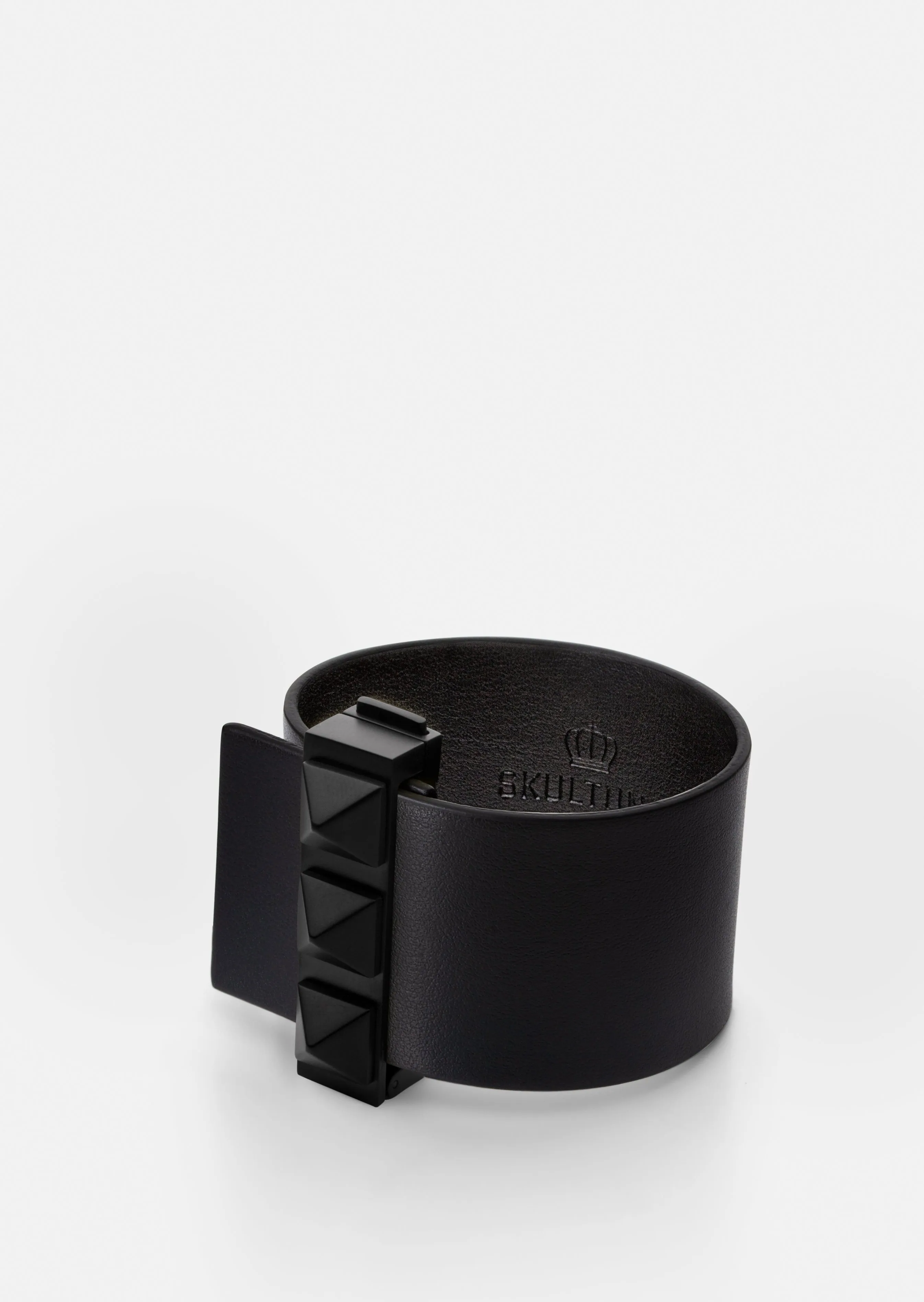 Clasp Rivets Bracelet - Black sold by Skultuna product image thumbnail 3