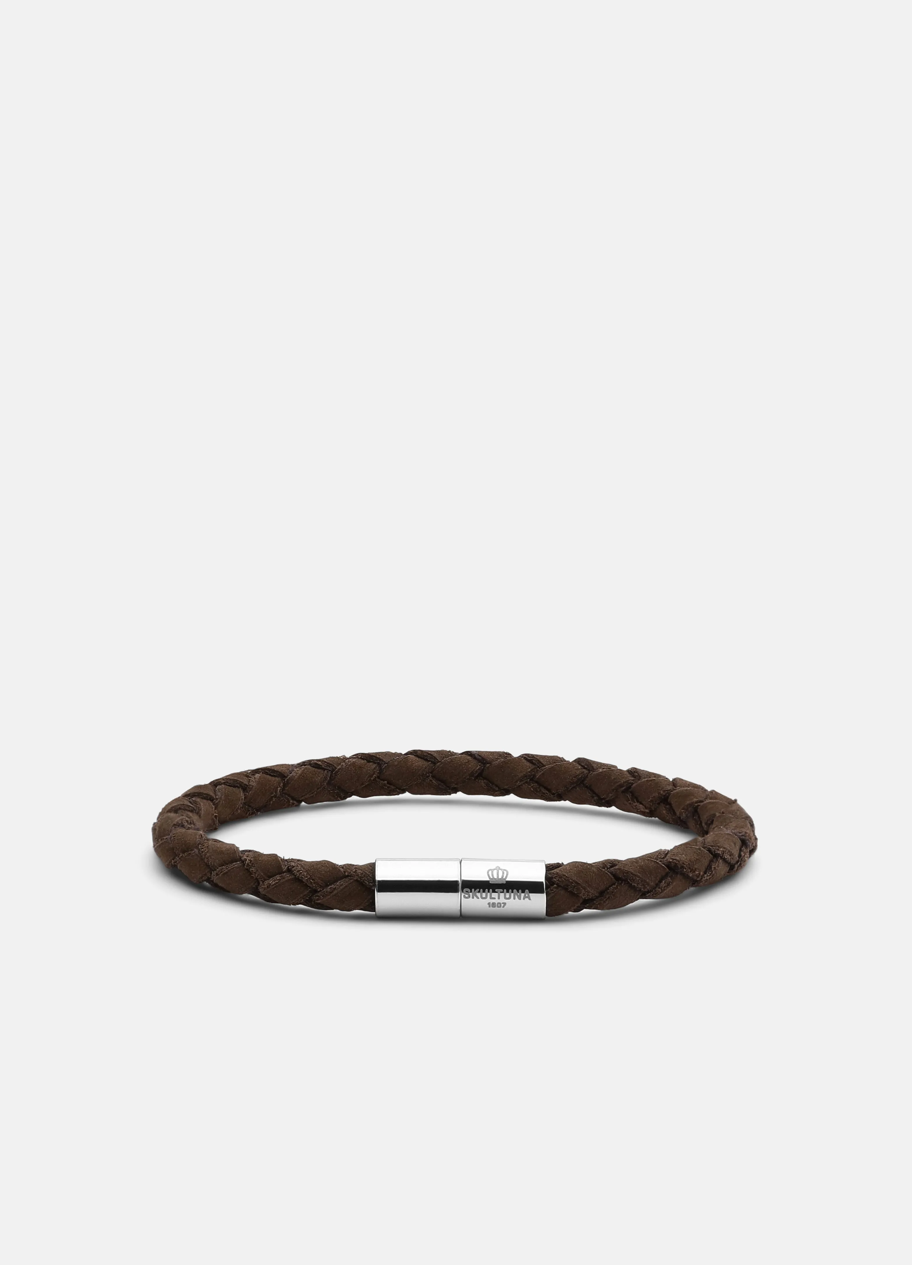 Suede Bracelet – Brown / One Row sold by Skultuna