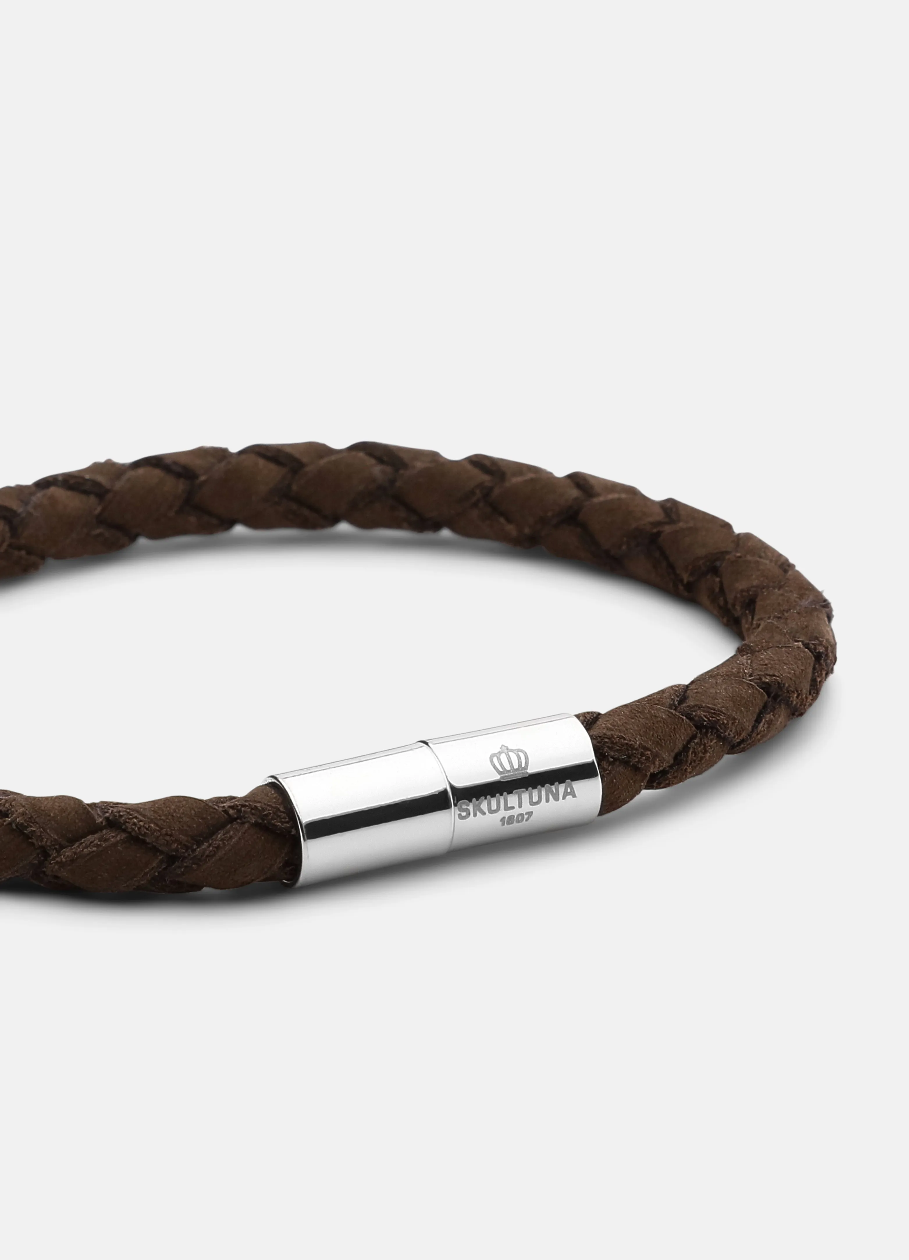 Suede Bracelet – Brown / One Row sold by Skultuna product image thumbnail 2