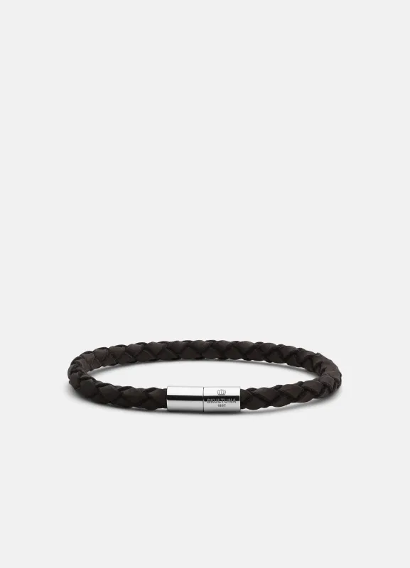Suede Bracelet – Black / One Row made by Skultuna