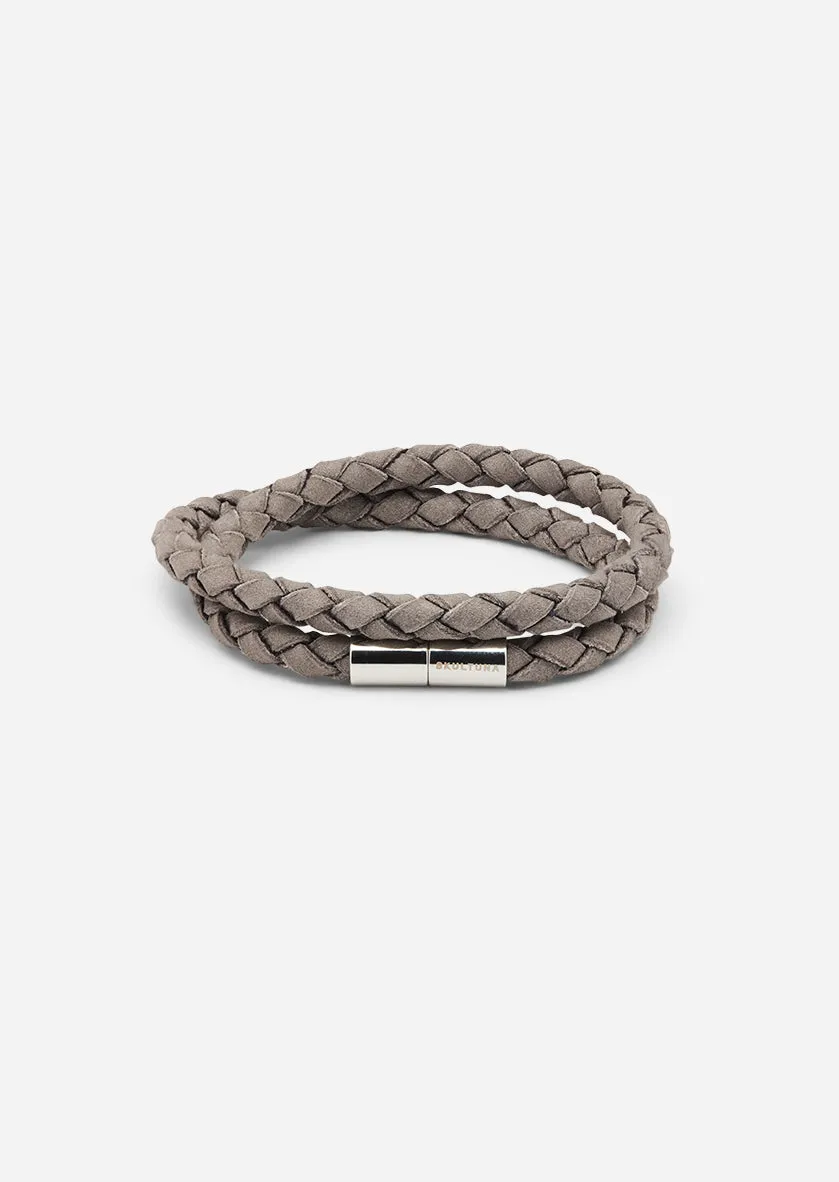 Suede Bracelet - Grey sold by Skultuna