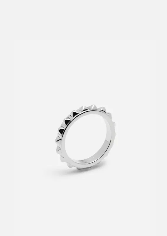 Rivets Petit Ring - Silver Plated made by Skultuna