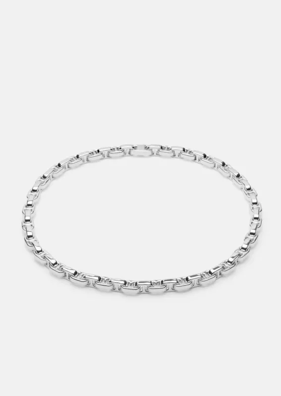 Velo Chaîne Necklace - Silver Plated made by Skultuna