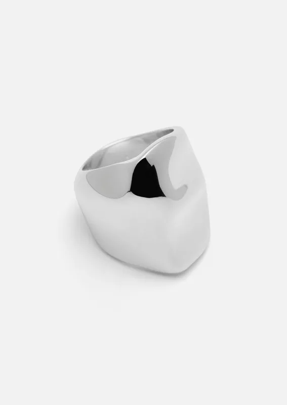 Chunky Grande Ring - Silver Plated made by Skultuna