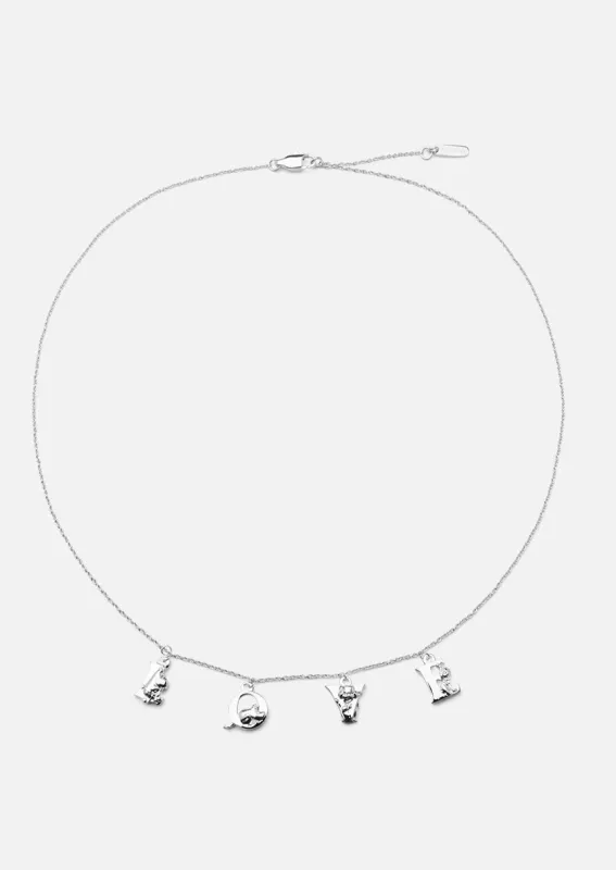 Moomin x Skultuna - Moomin Love Necklace - Silver Plated made by Skultuna