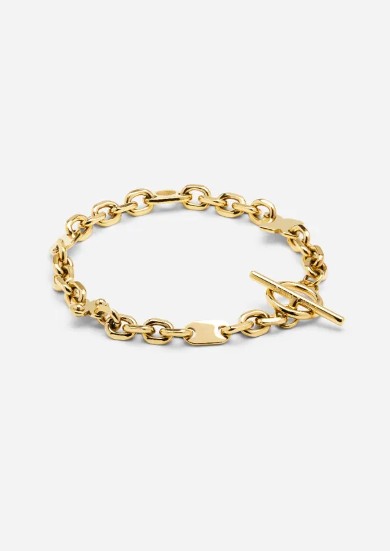 Unité Vector Chain Bracelet - Gold Plated made by Skultuna