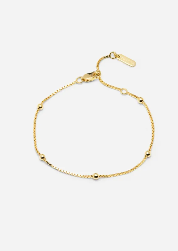 Météorite Petit Bracelet - Gold Vermeil made by Skultuna