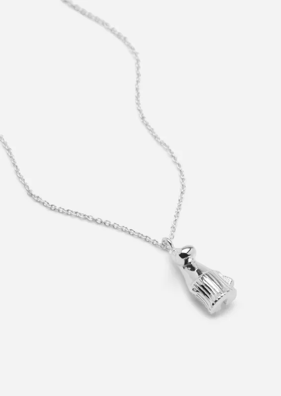 Moomin x Skultuna - Silver Plated - Muminmamma Necklace made by Skultuna