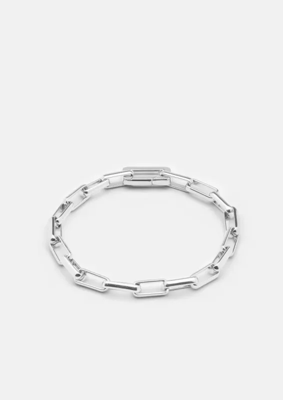 Traverse Chain Bracelet – Silver Plated made by Skultuna