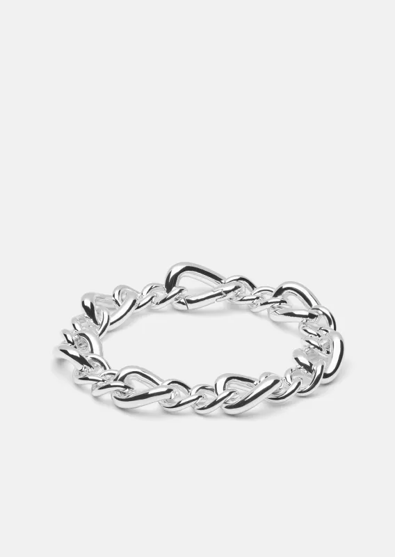 Cuba Chain Bracelet - Silver Plated made by Skultuna