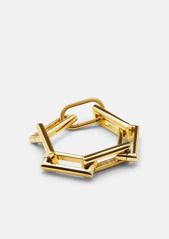 Relier Bracelet - Gold Plated made by Skultuna