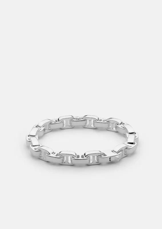 Velo Chaîne Bracelet - Silver Plated made by Skultuna