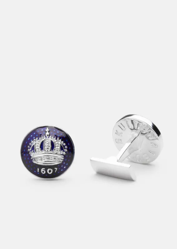 Skultuna Crown Manschettknappar - Sterling Silver made by Skultuna