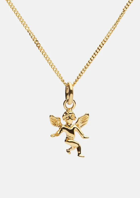 Angel Necklace - Gold Plated made by Skultuna