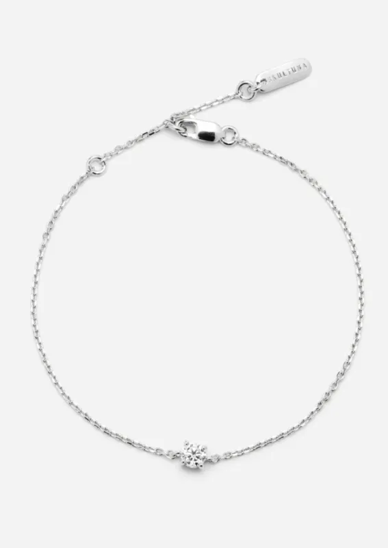 Solitaire Bracelet - Sterling Silver made by Skultuna