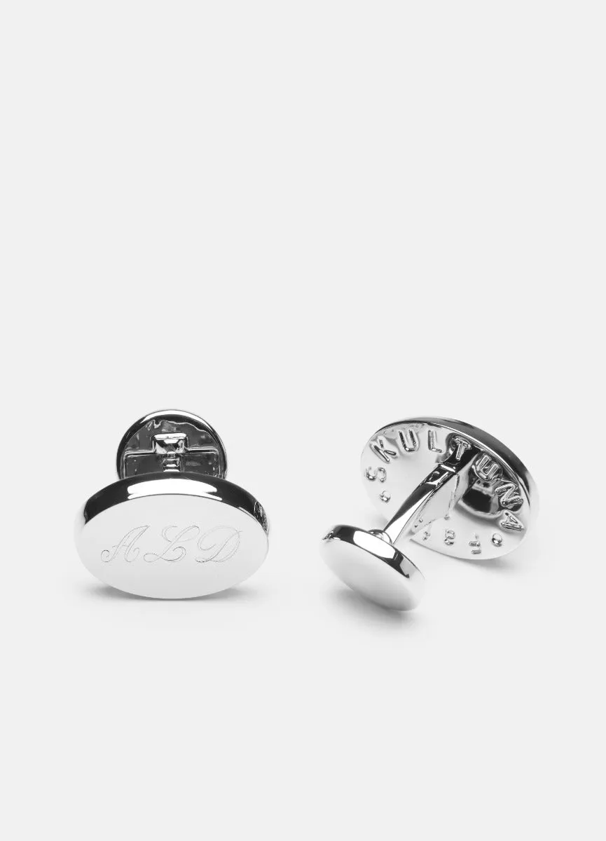 Black Tie Manschettknappar - Oval sold by Skultuna product image thumbnail 5