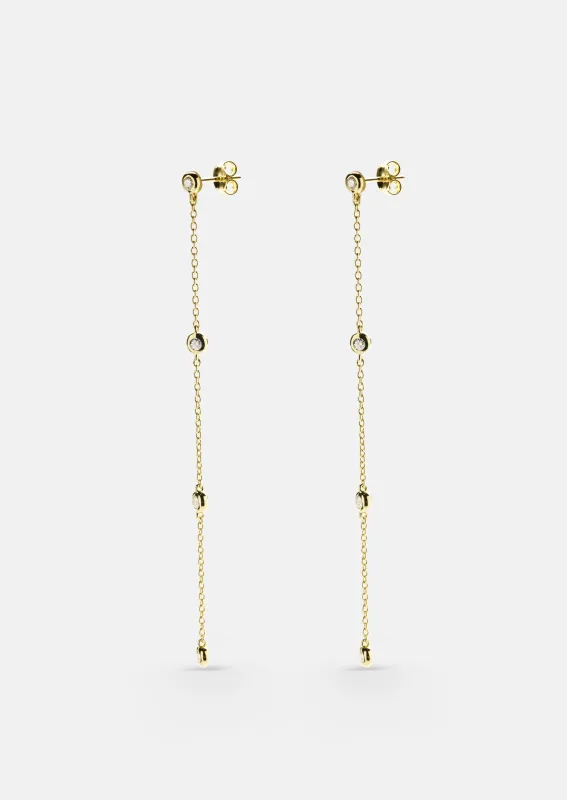 Aurora Earrings - Gold Vermeil made by Skultuna