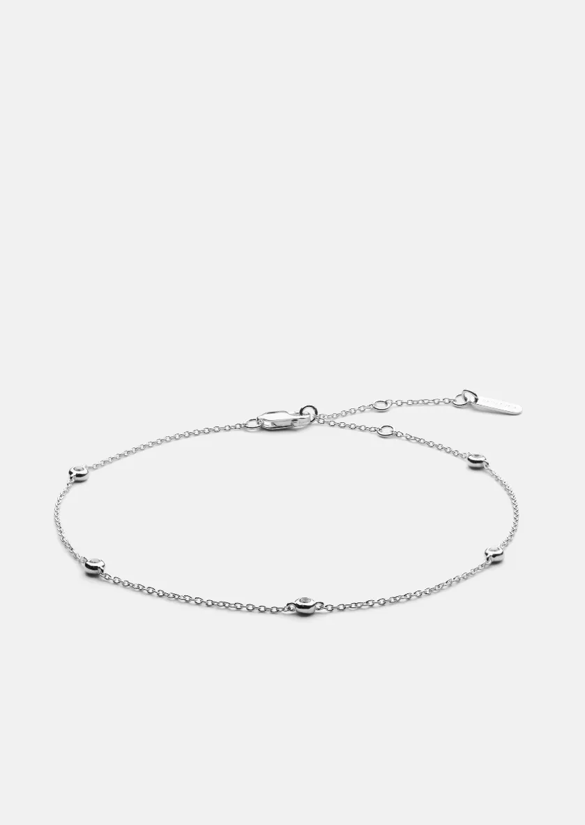 Aurora Anklet – Sterling Silver sold by Skultuna product image thumbnail 2