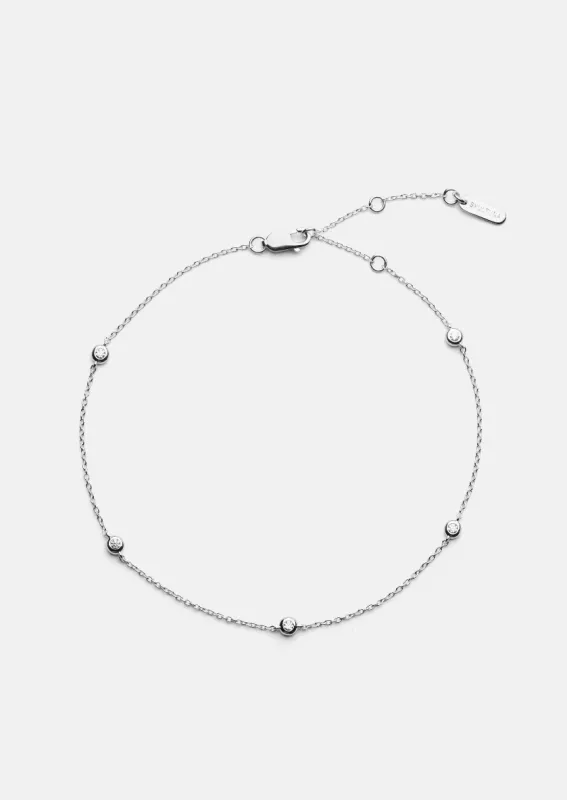 Aurora Anklet – Sterling Silver made by Skultuna