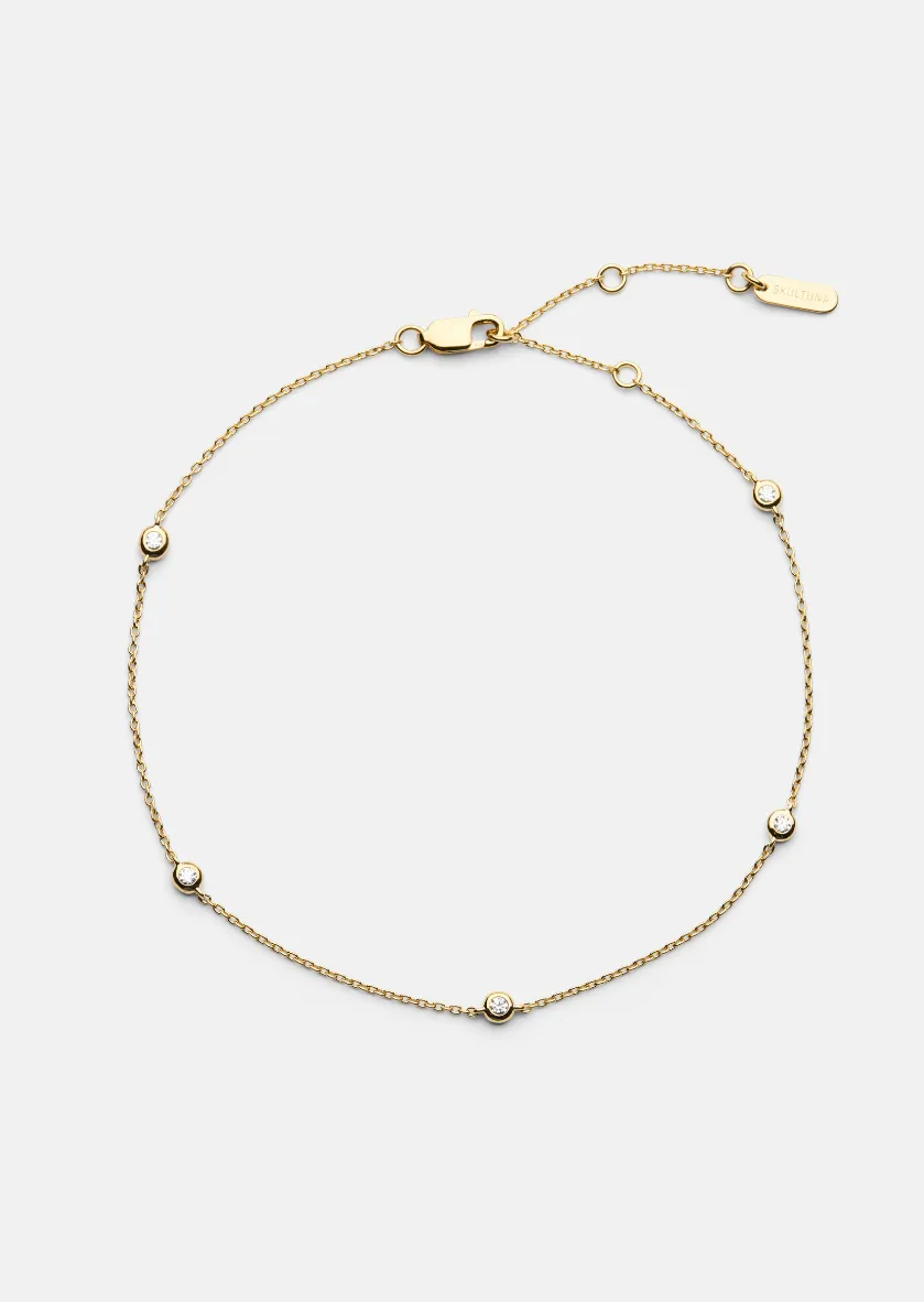 Aurora Anklet - Gold Vermeil sold by Skultuna