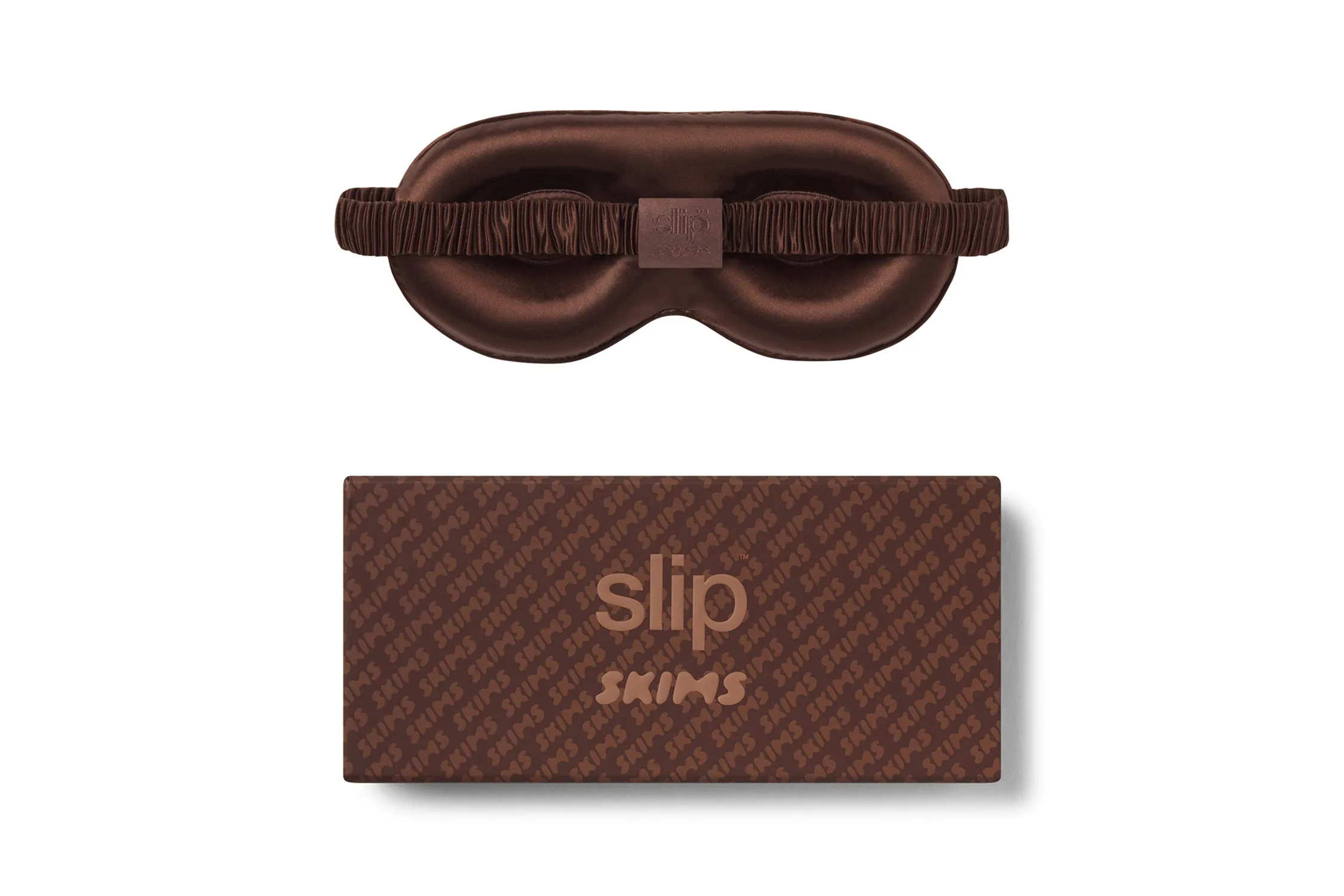 Slip x Skims Contour Sleep Mask - Cocoa sold by slip