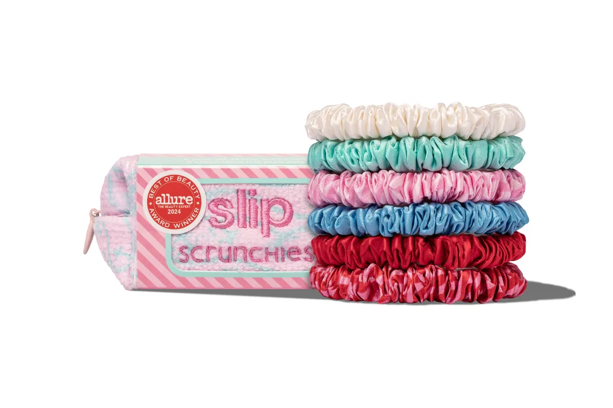 High Tide Skinny Scrunchies with Complimentary Pouch sold by slip
