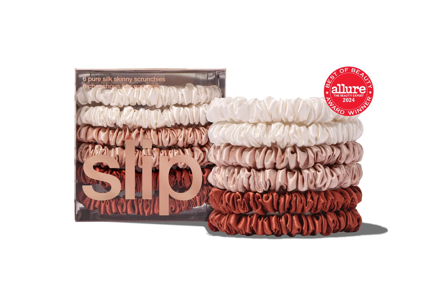 Rose Star Skinny Scrunchies sold by slip