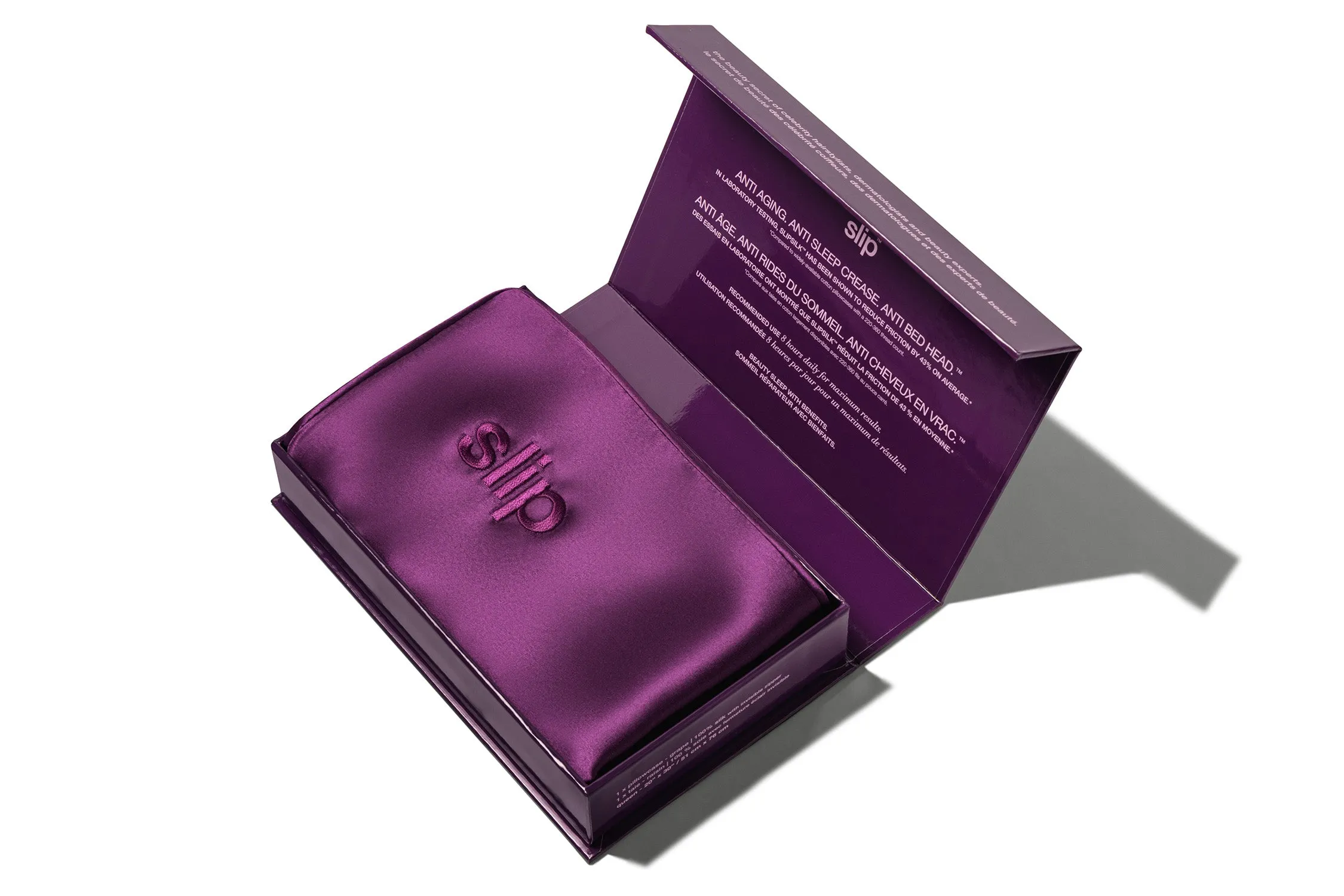 Grape Queen Zippered Pillowcase sold by slip product image thumbnail 4