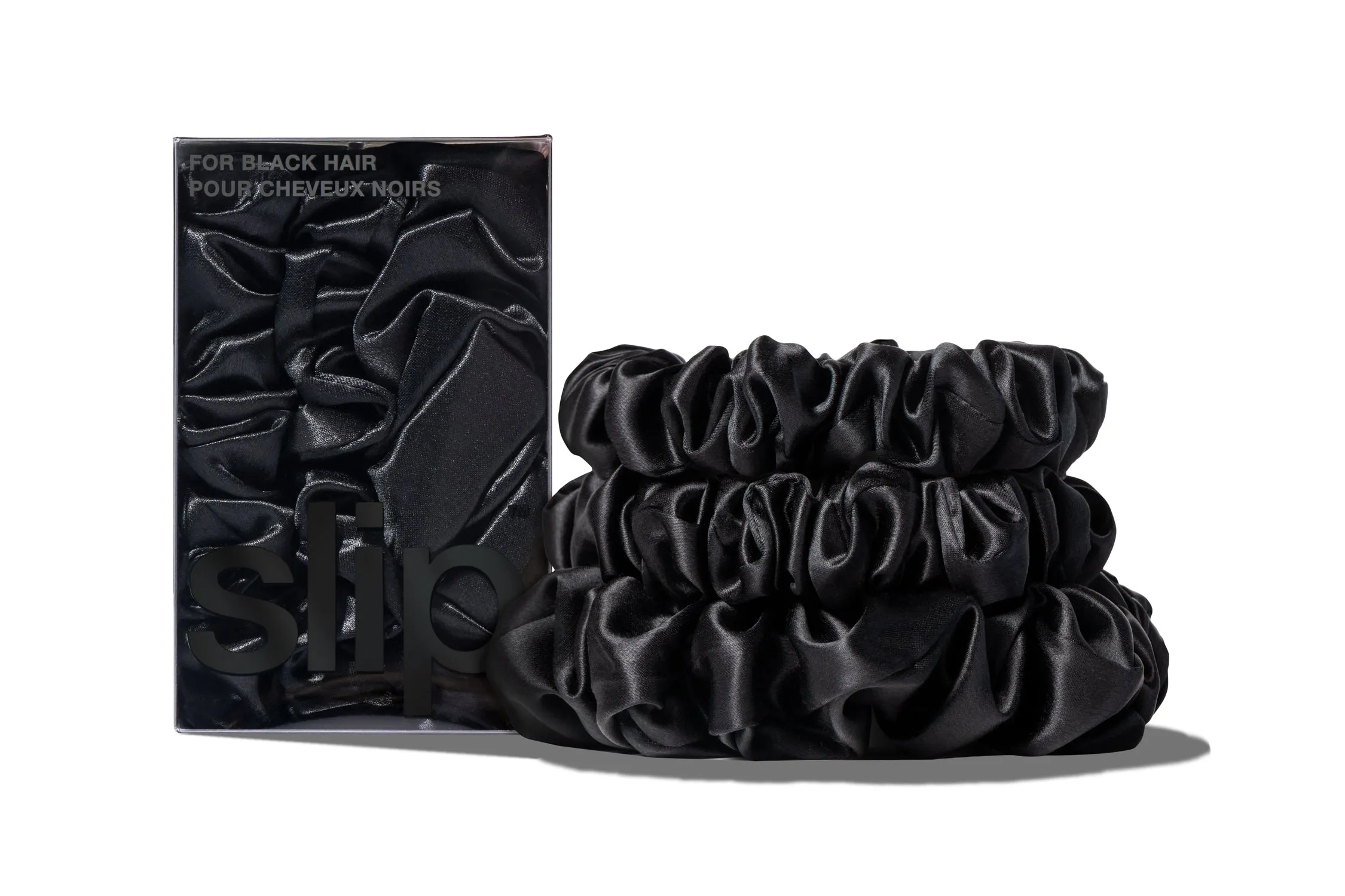 Back to Basics Black Midi/Large Scrunchie Set sold by slip