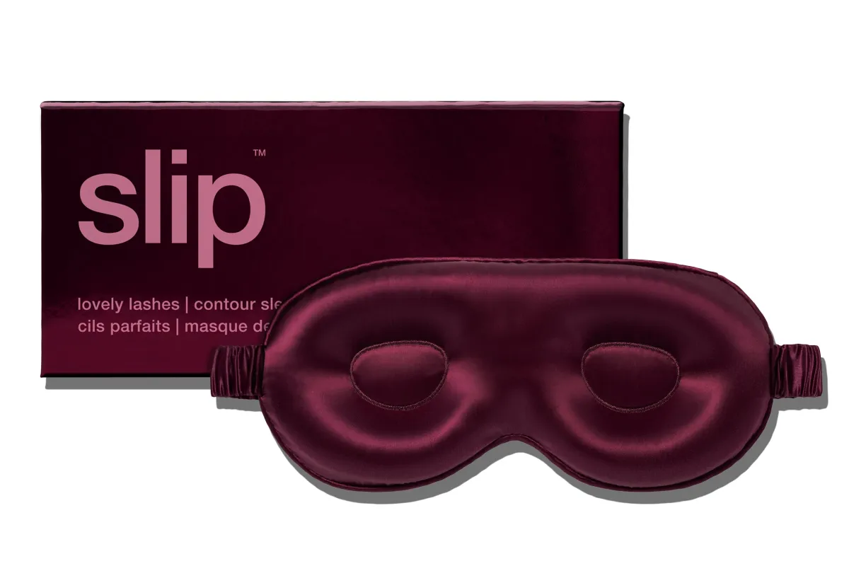 Crimson Contour Sleep Mask sold by slip