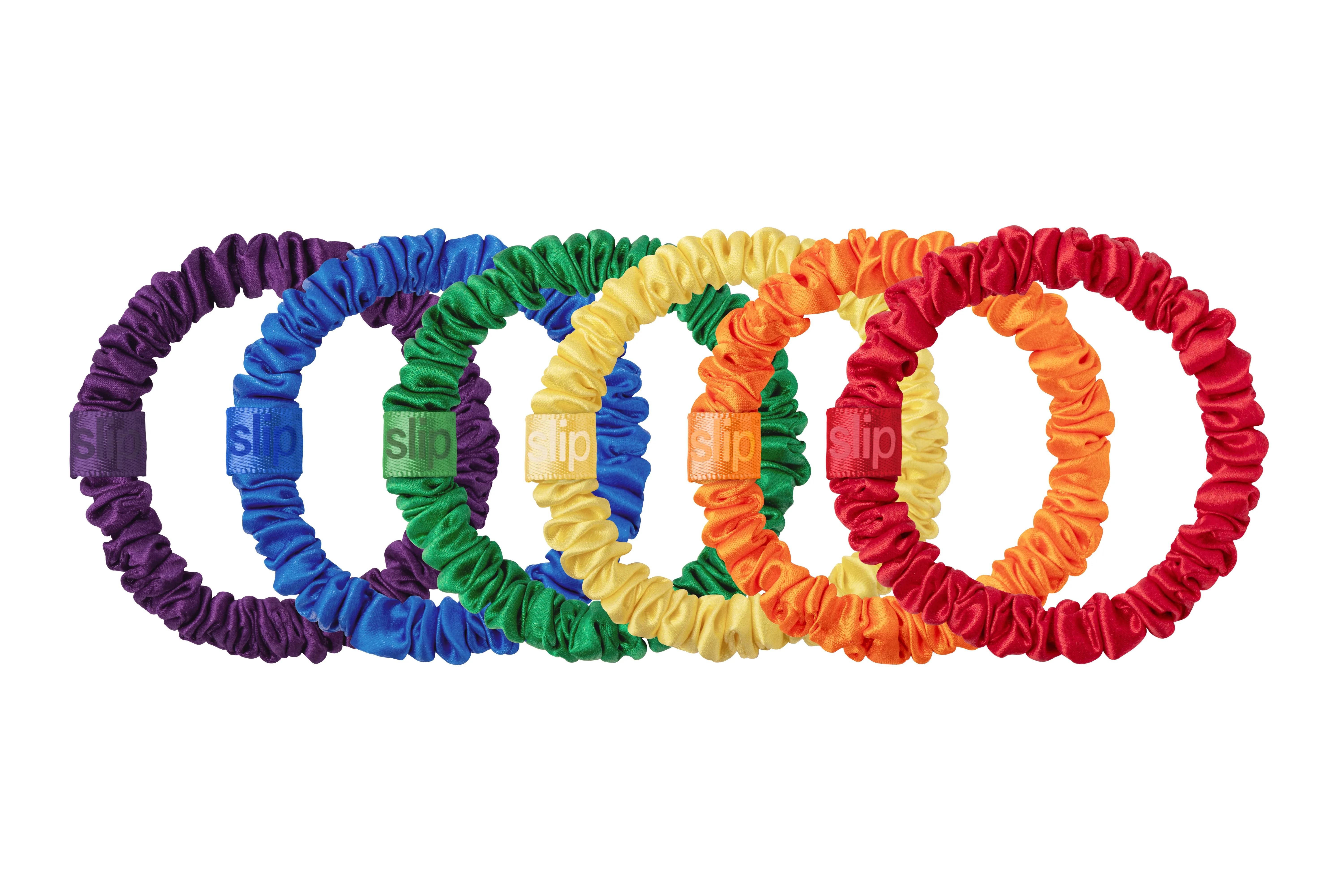 Rainbow Skinny Scrunchies sold by slip product image thumbnail 2
