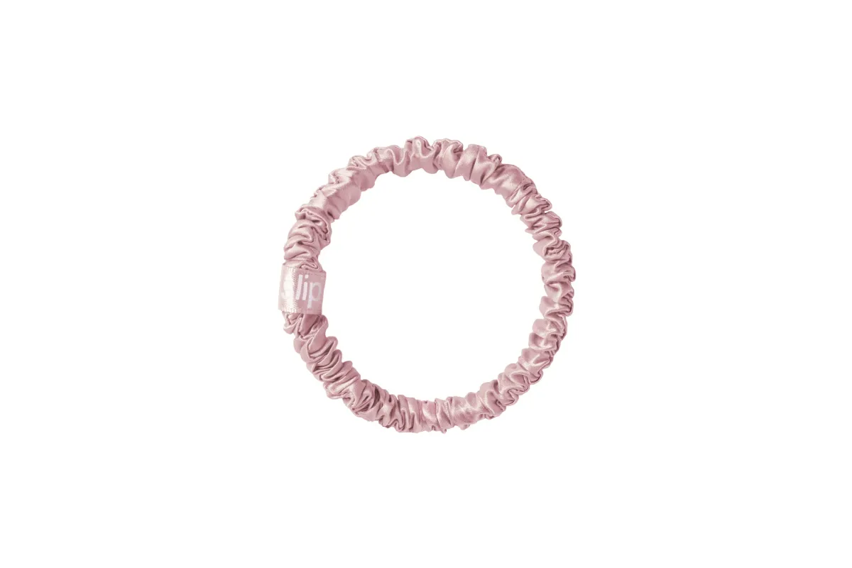 Pink Skinny Scrunchie made by slip