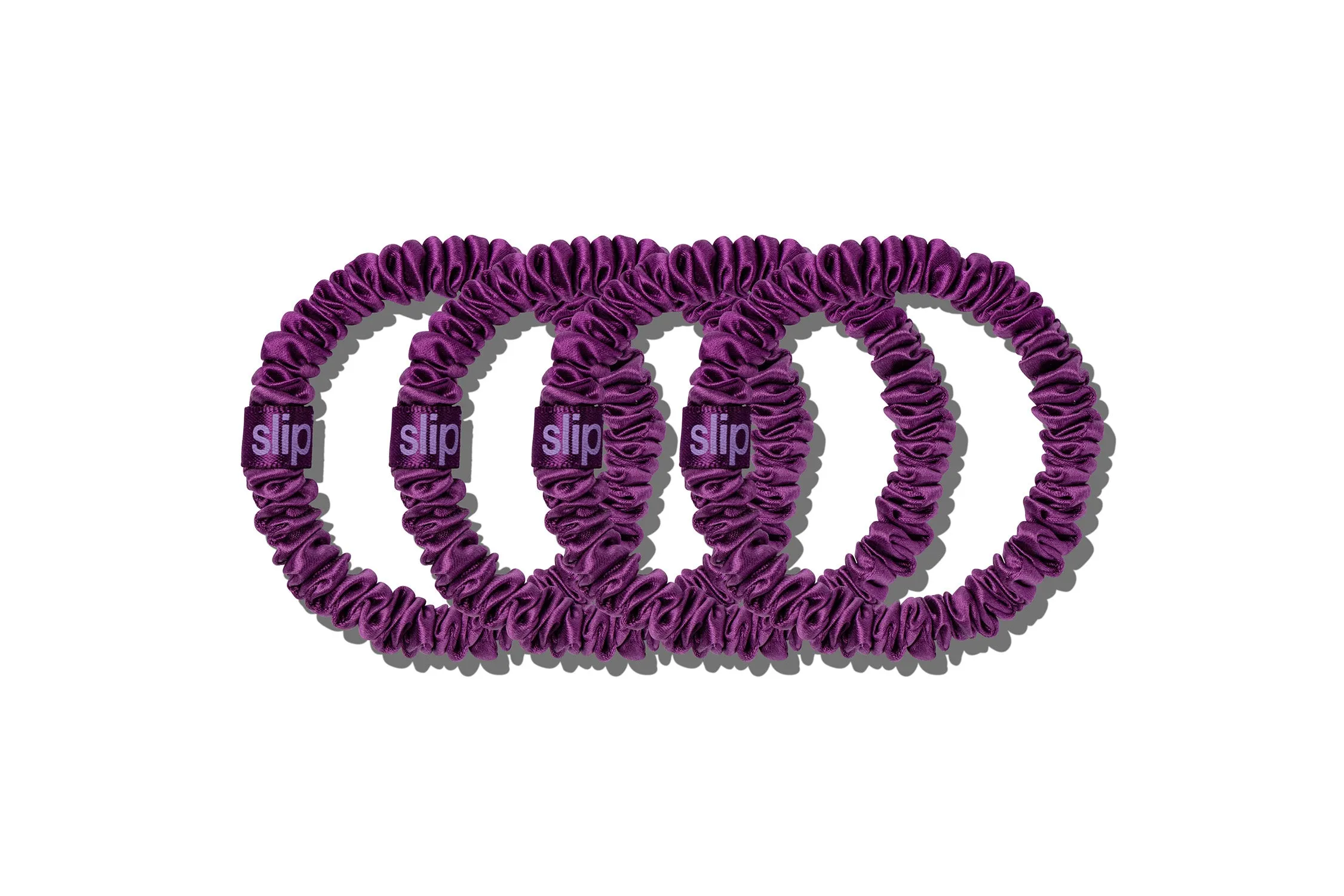 Back to School Dark Purple Skinny Scrunchies sold by slip product image thumbnail 2