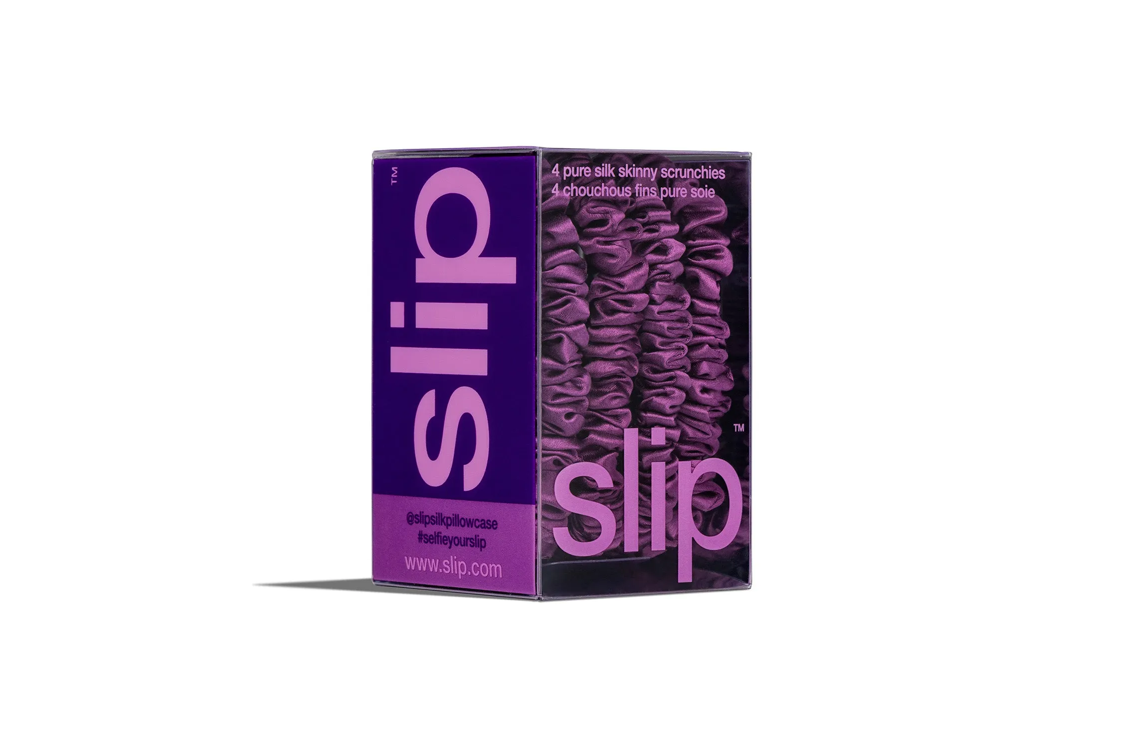 Back to School Dark Purple Skinny Scrunchies sold by slip product image thumbnail 4