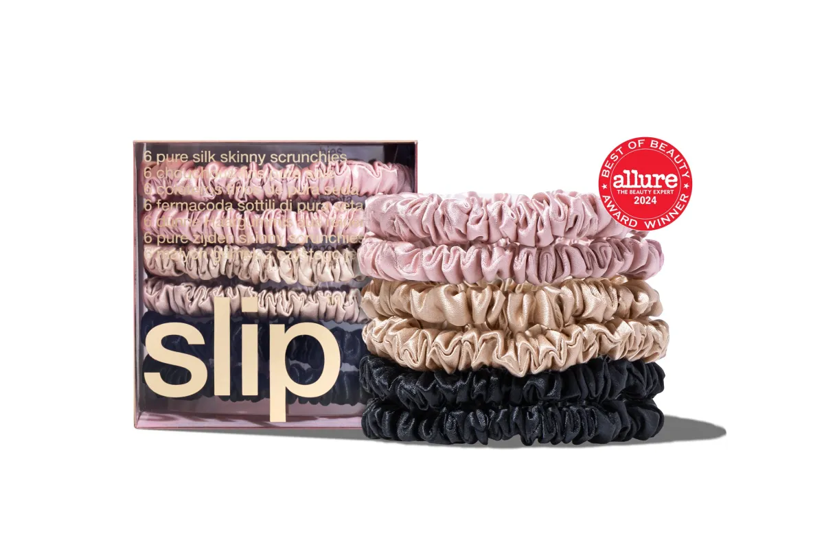 Multi Skinny Scrunchies sold by slip