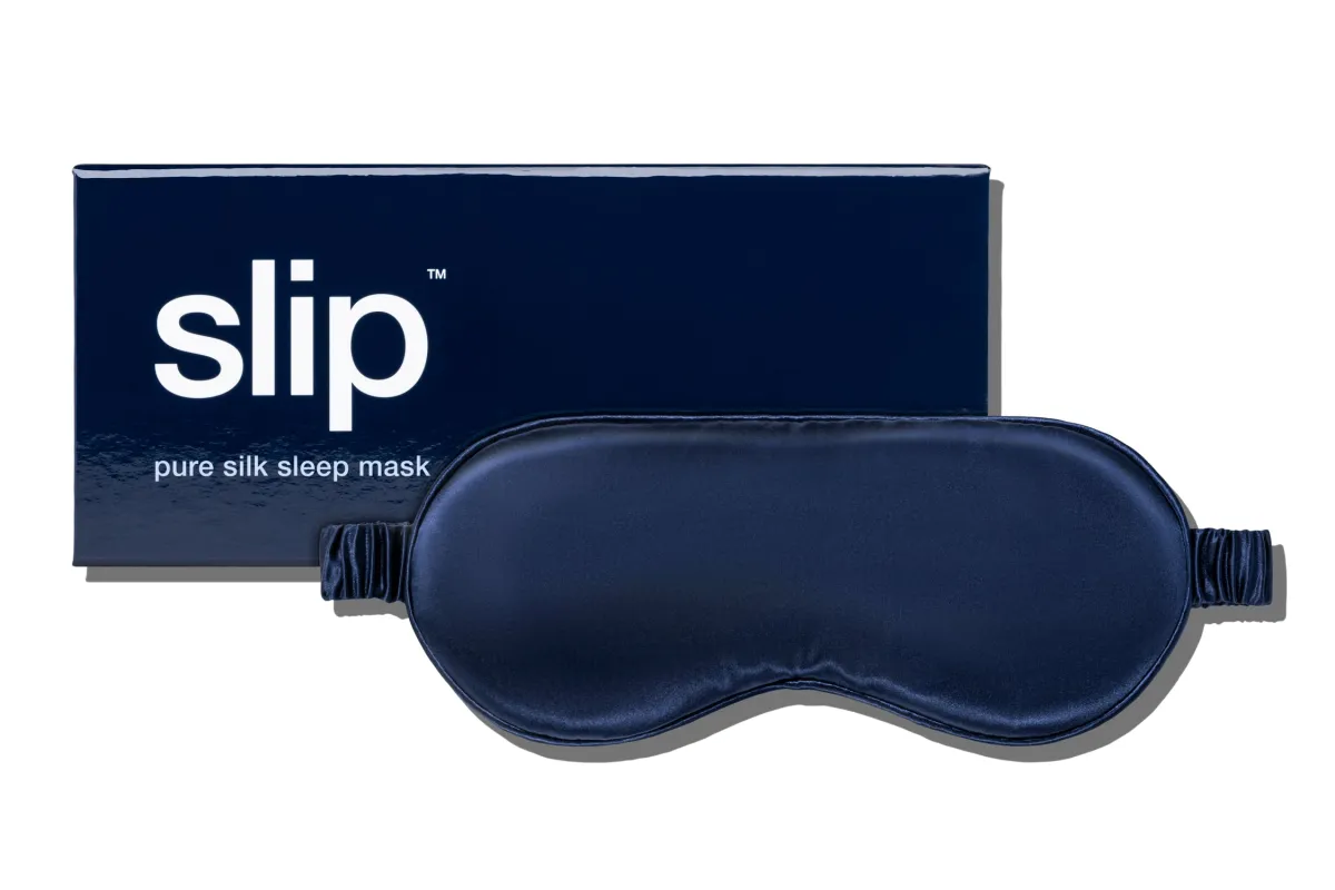 Navy Sleep Mask sold by slip