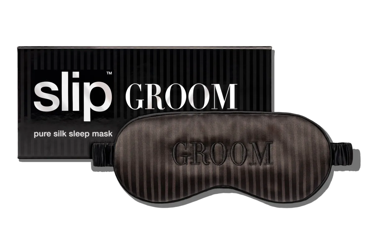 Groom Sleep Mask made by slip