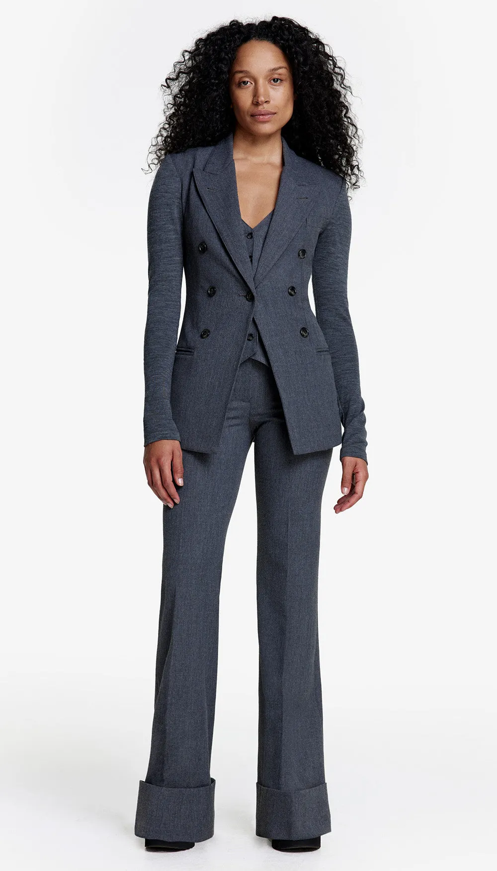 Wide Leg Cuffed Trouser sold by Smythe