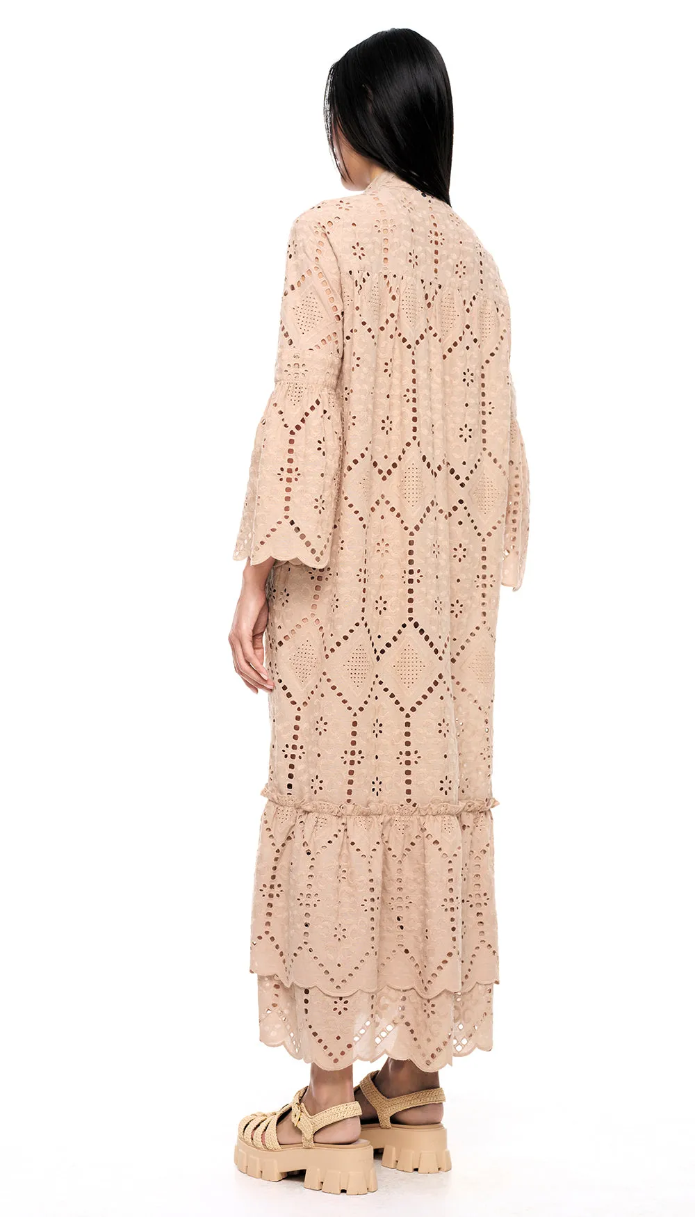 Exclusive Eyelet Trumpet Dress sold by Smythe product image thumbnail 2