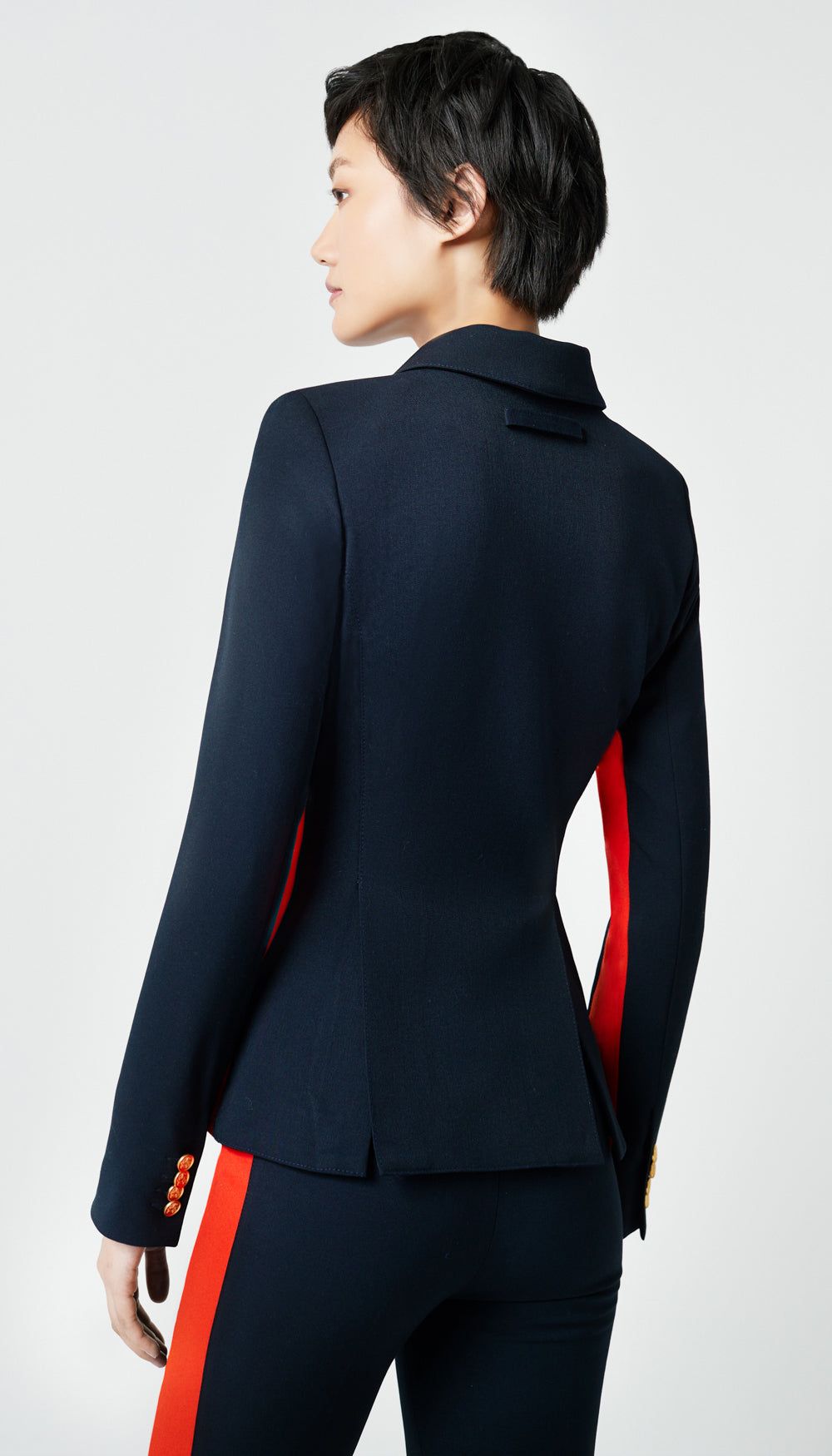 Patch Pocket Tux Stripe Blazer sold by Smythe product image thumbnail 3