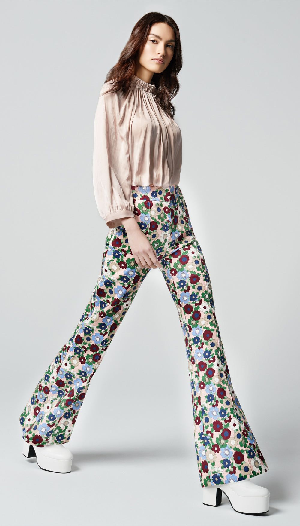 Wide Leg Pintuck Trouser sold by Smythe